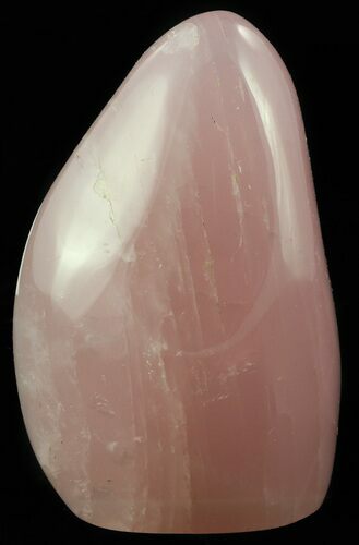 Polished Rose Quartz Sculpture - Cut Base #52545